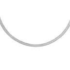 RACHEL GALLEY - Sterling Silver Flat Snake Chain With Lobster Clasp (Size - 18)_7675803_1