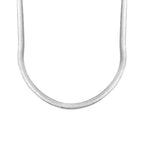 RACHEL GALLEY - Sterling Silver Flat Snake Chain With Lobster Clasp (Size - 18)_7675803_2
