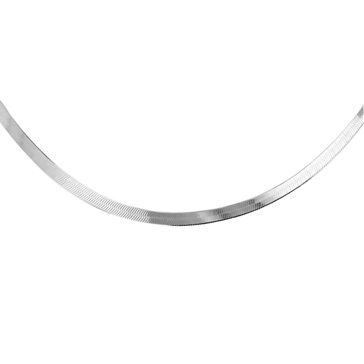 RACHEL GALLEY - Sterling Silver Triple Herringbone Chain (Size - 18), Silver Wt. 6.80 Gms 7675823 2