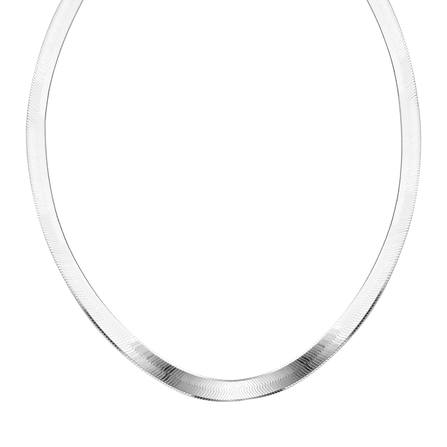 RACHEL GALLEY - Sterling Silver Triple Herringbone Chain (Size - 18), Silver Wt. 6.80 Gms 7675823 1