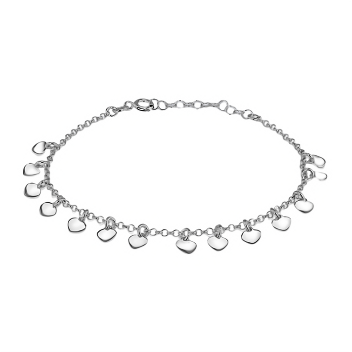 RACHEL GALLEY - Sterling Silver Dangle Heart Bracelet (Size - 7.5) 7676256 1