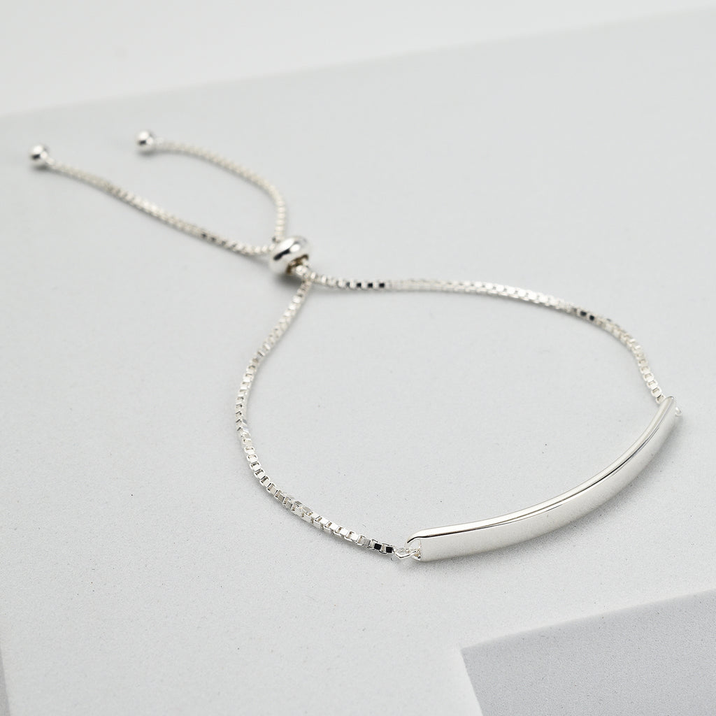 Sterling Silver Polished Slider Adjustable Bracelet (Size - 6.5 - 9 Adjustable)_7676276_1