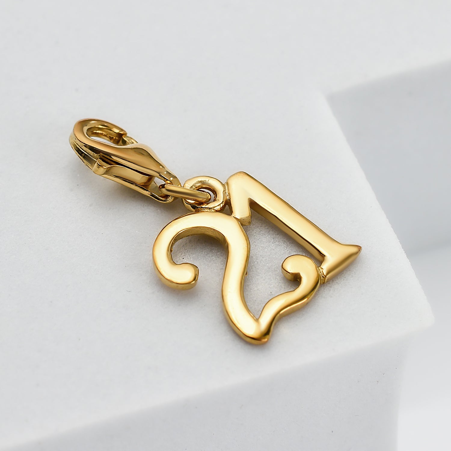 Rachel Galley - Yellow Gold Overlay Sterling Silver 21 Charm 7676364 1