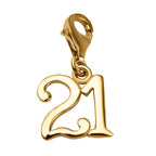 Rachel Galley - Yellow Gold Overlay Sterling Silver 21 Charm_7676364_2