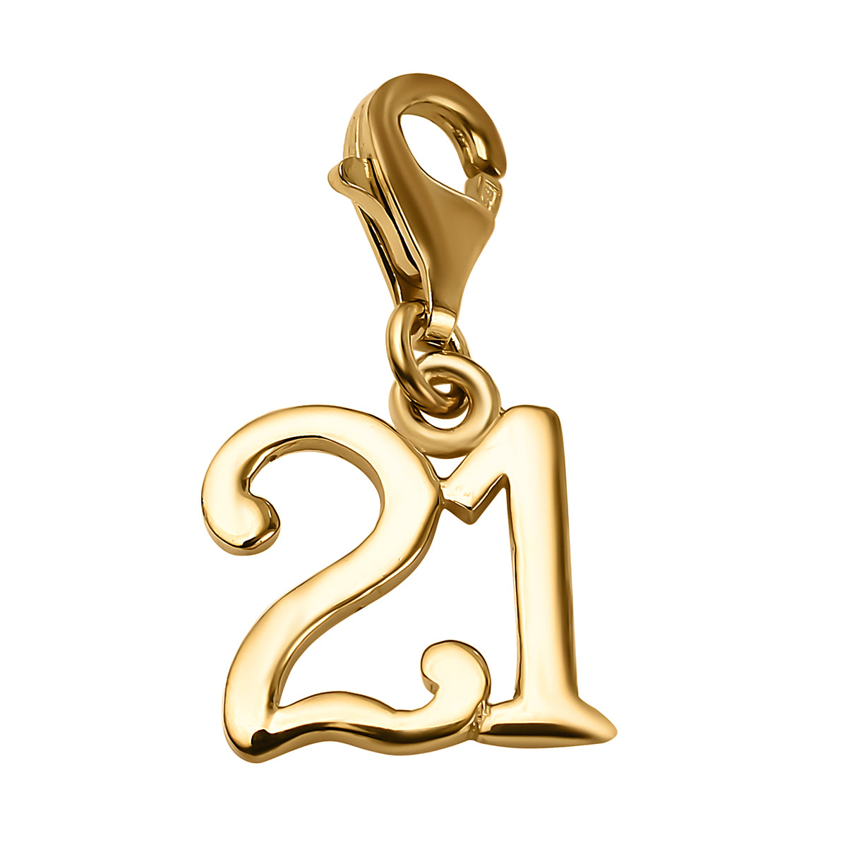 Rachel Galley - Yellow Gold Overlay Sterling Silver 21 Charm 7676364 2