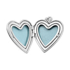 Rachel Galley Rhodium Overlay Sterling Silver Moon & Back Heart Lock Pendant_7676374_4