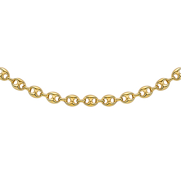 9K Yellow Gold Rambo Necklace (Size - 18), Gold Wt. 10.70 Gms 7676384 1