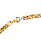 9K Yellow Gold Curb Double Oval Link Necklace (Size - 18), Gold Wt. 8.7 Gms_7676386_3