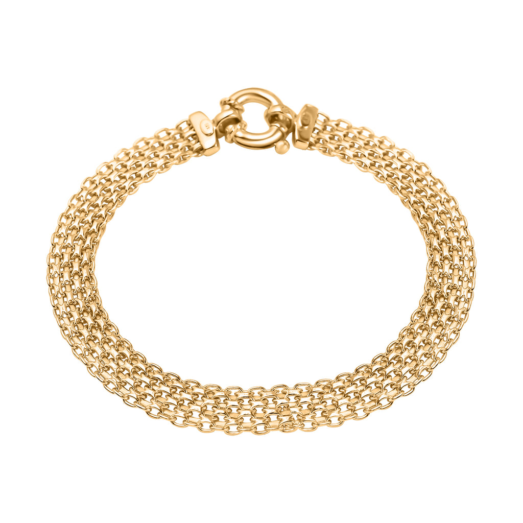 9K Yellow Gold Bismark Bracelet (Size - 7.5), Gold Wt. 5.6 Gms_7676424_2