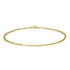 9K Yellow Gold Belcher Bracelet (Size - 7)_7676621