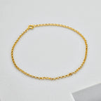 9K Yellow Gold Belcher Bracelet (Size - 7)_7676621_1