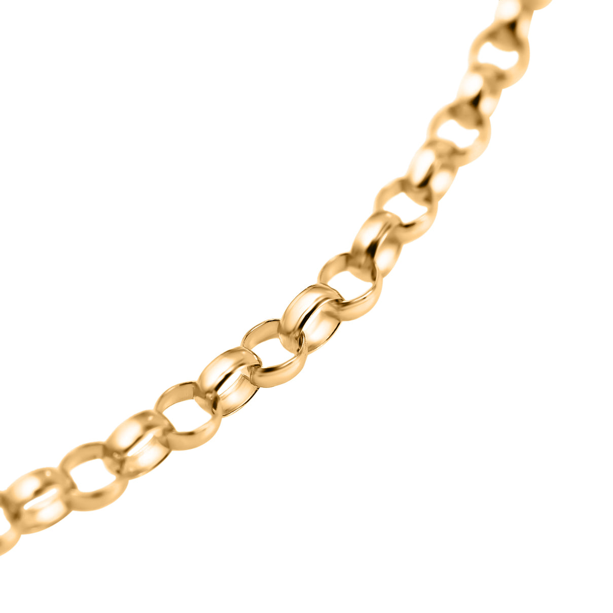 9K Yellow Gold Belcher Bracelet (Size - 7) 7676621 3