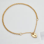 RACHEL GALLEY - 9K Yellow Gold Belcher Bracelet (Size - 7) with Pad Lock Clasp 2.2 gram_7676655_1