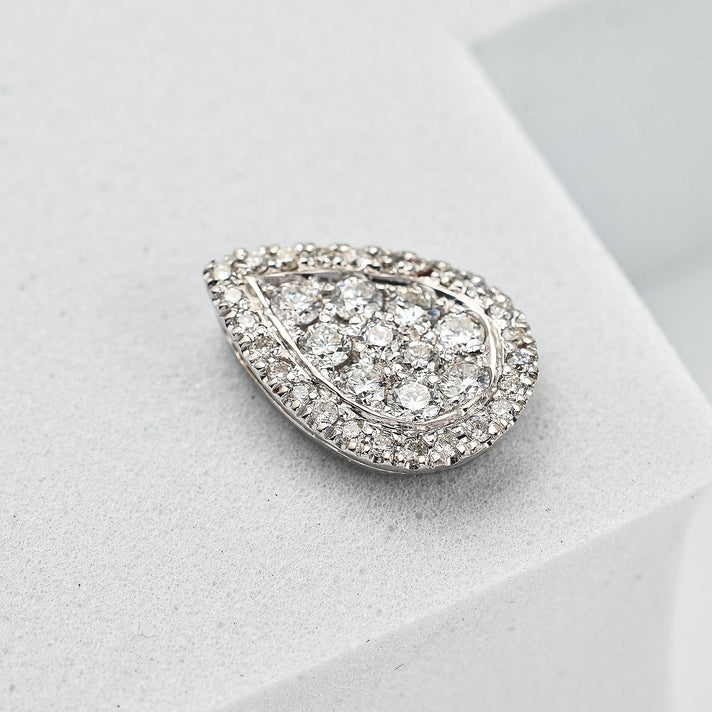 18K Yellow Gold  A   White Diamond  A - I2 Pendant 35.00 ct,  Gold Wt. 1.42 Gms  35.000  Ct. 7676687 2