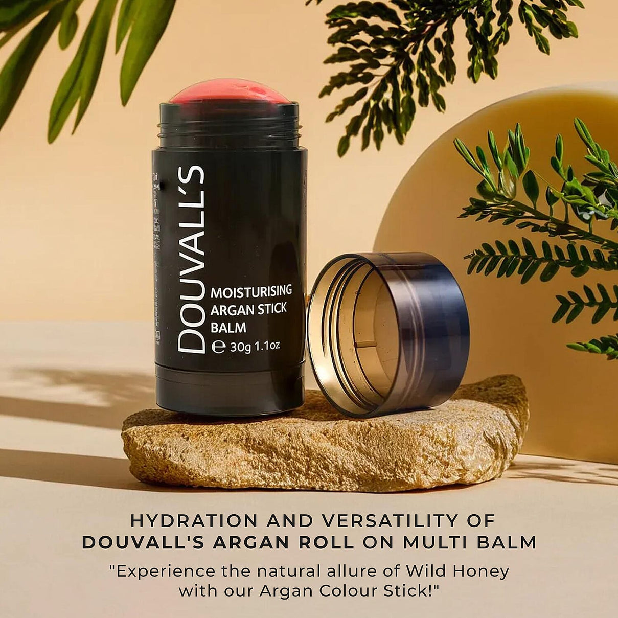 Douvalls Argan Colour Stick Make Up Balm (30g) - Boss Peach 7676730 2