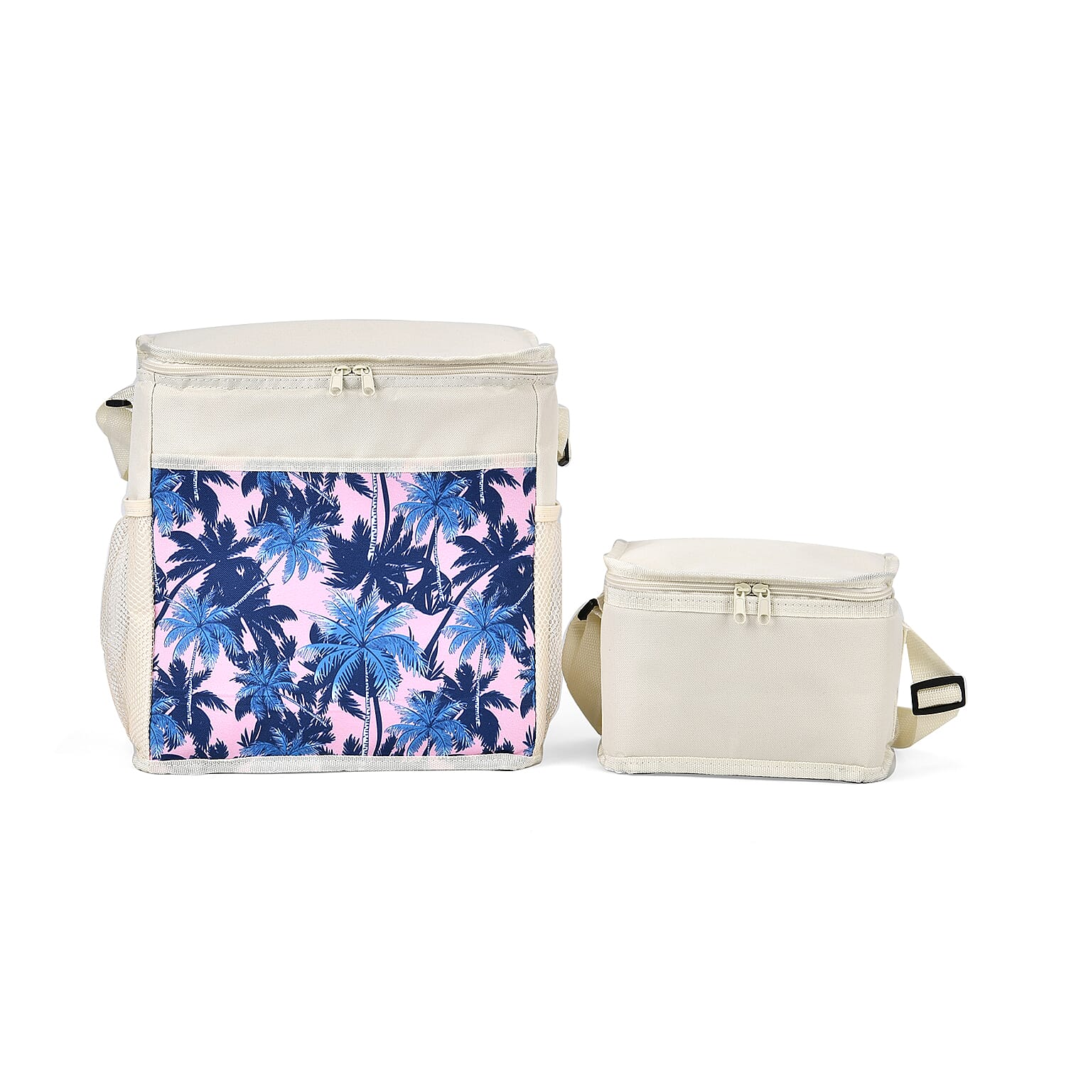 Set of 2 (5L-20L) Floral printed Picnic Cooling Bag - Beige 7677330 0
