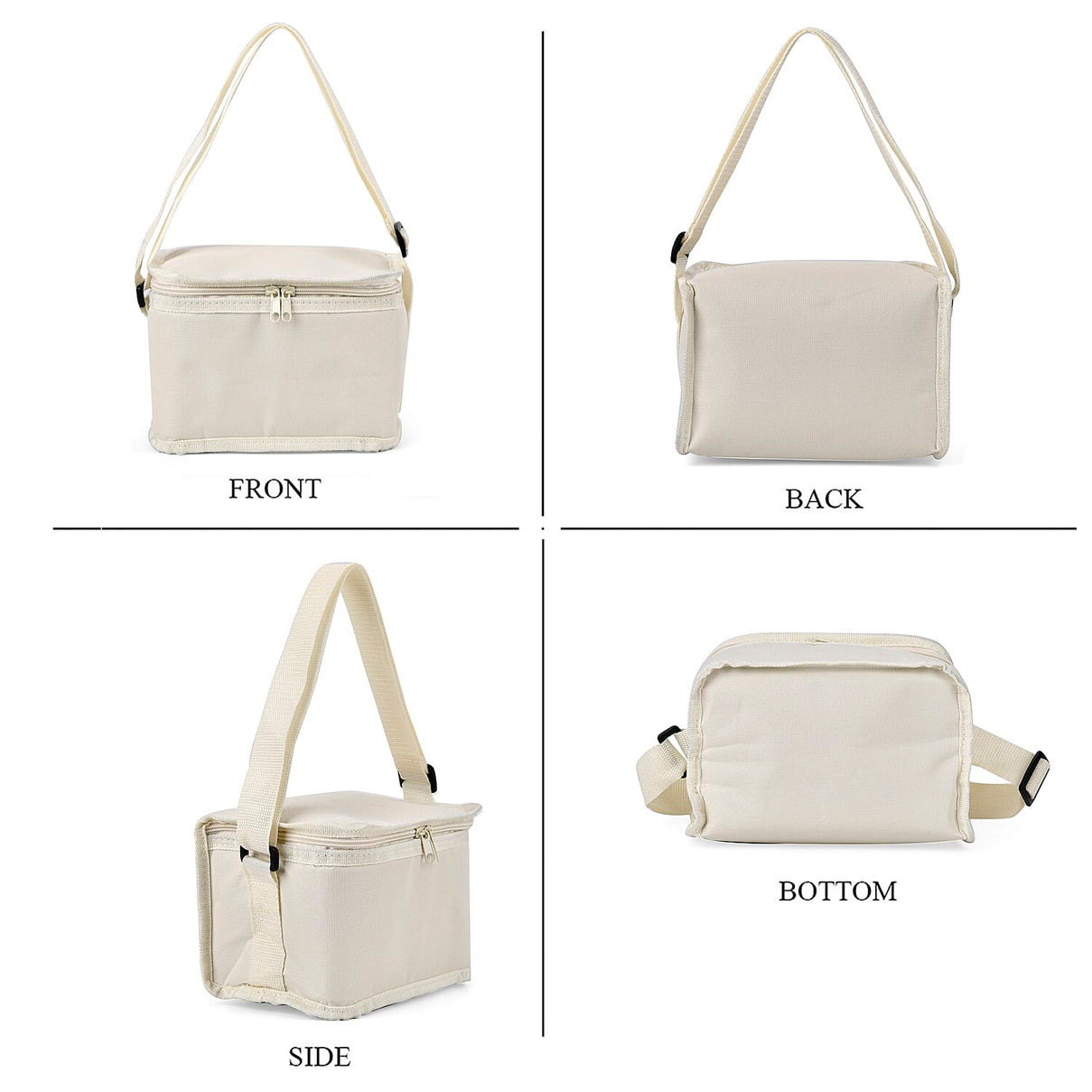 Set of 2 (5L-20L) Floral printed Picnic Cooling Bag - Beige 7677330 9