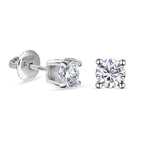 Luxuriant Diamond - 950 Platinum Lab Grown IGI Certified Diamond (VS-EF) Stud Earrings 1.04 Ct
