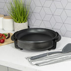 Multi-Function Electric Cooker (Size 30x30x9 cm) - Black_7681961_4