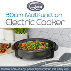 Multi-Function Electric Cooker (Size 30x30x9 cm) - Black_7681961_9