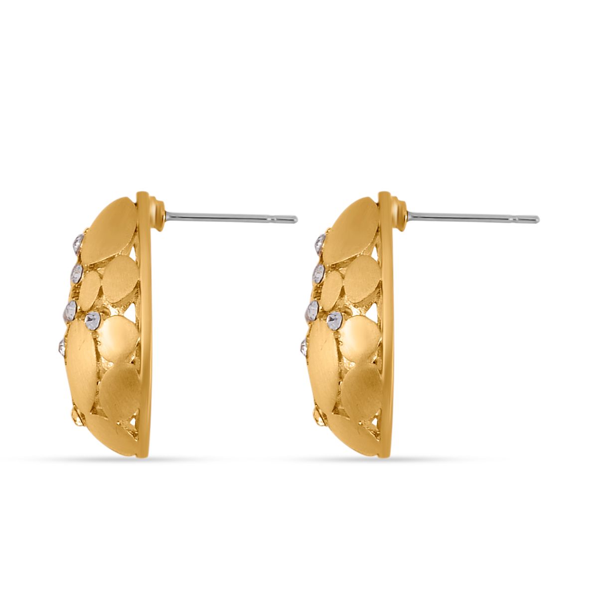 Designer Inspired - White Austrian Crystal Egg Earrings with Push Back 7682099 4