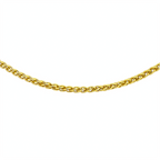 9K Yellow Gold Spiga Chain (Size - 20)_7682298