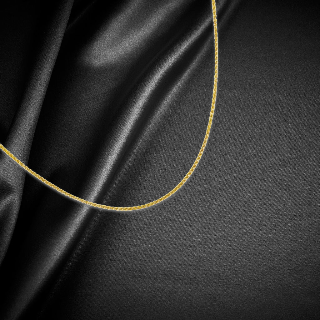 9K Yellow Gold Spiga Chain (Size - 20)_7682298_1