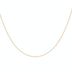 Close Out - 9K Yellow Gold Flat Curb Chain (Size - 20)_7682318_1