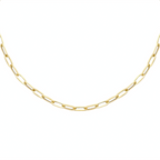 9K Yellow Gold Paperclip Necklace (Size - 20), Gold Wt. 5.30 Gms_7682327_1