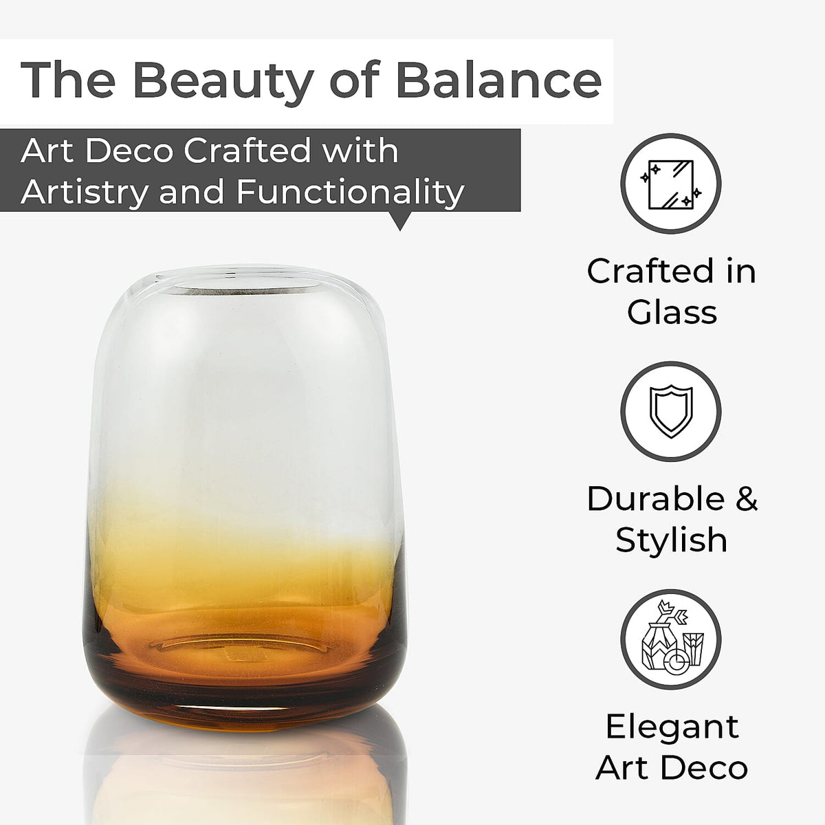 Alnwick Cinnamon Glass Flower Vase Art Deco 7688227 4