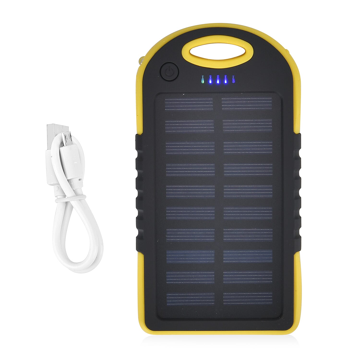 Energy Efficient Charger 5000 mAH Power Bank with charging Cable included - Yellow &amp; Black 7689676 0