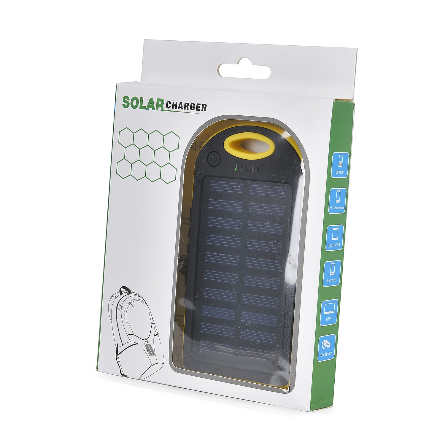 Energy Efficient Charger 5000 mAH Power Bank with charging Cable included - Yellow &amp; Black 7689676 8