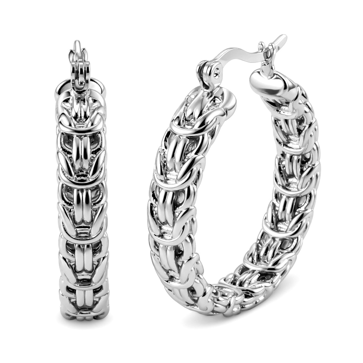 Byzantine Hoop Earring with Clasp V32518200 0