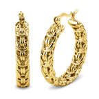 Byzantine Hoop Earring with Clasp_7689689