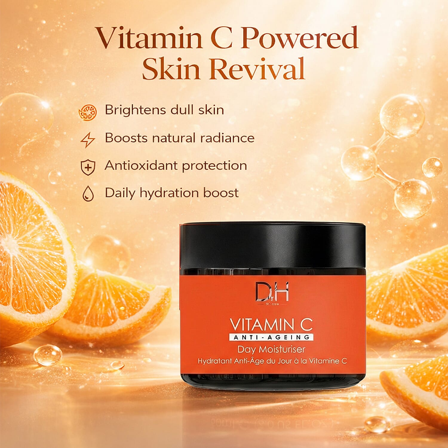 Dr H Vitamin C Anti-Ageing Day Moisturiser - 60ml 7689923 1