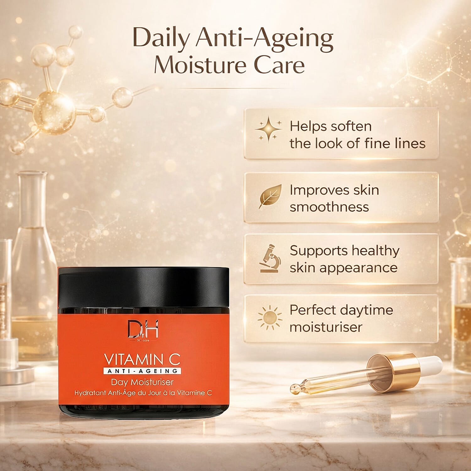 Dr H Vitamin C Anti-Ageing Day Moisturiser - 60ml 7689923 2