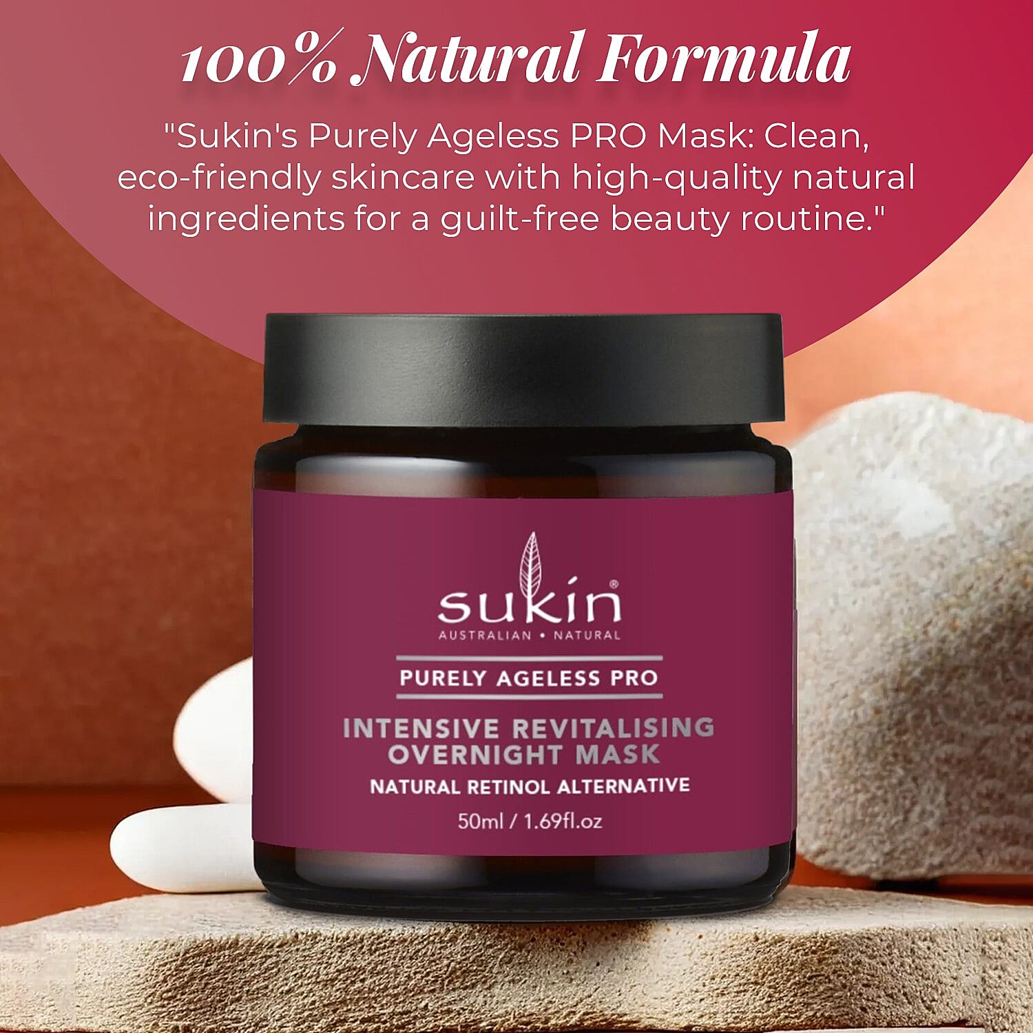 Sukin -Purely Ageless PRO Intensive Revitalising Overnight Mask 50ml 7691979 2