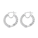 Moissanite Hoop Earrings in Platinum Overlay Sterling Silver 2.56 Ct_7697221_3