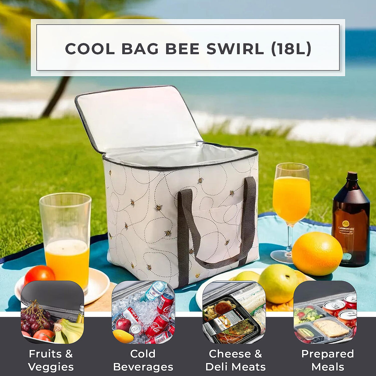 Cool Bag Bee Swirl (18L) 7698247 2