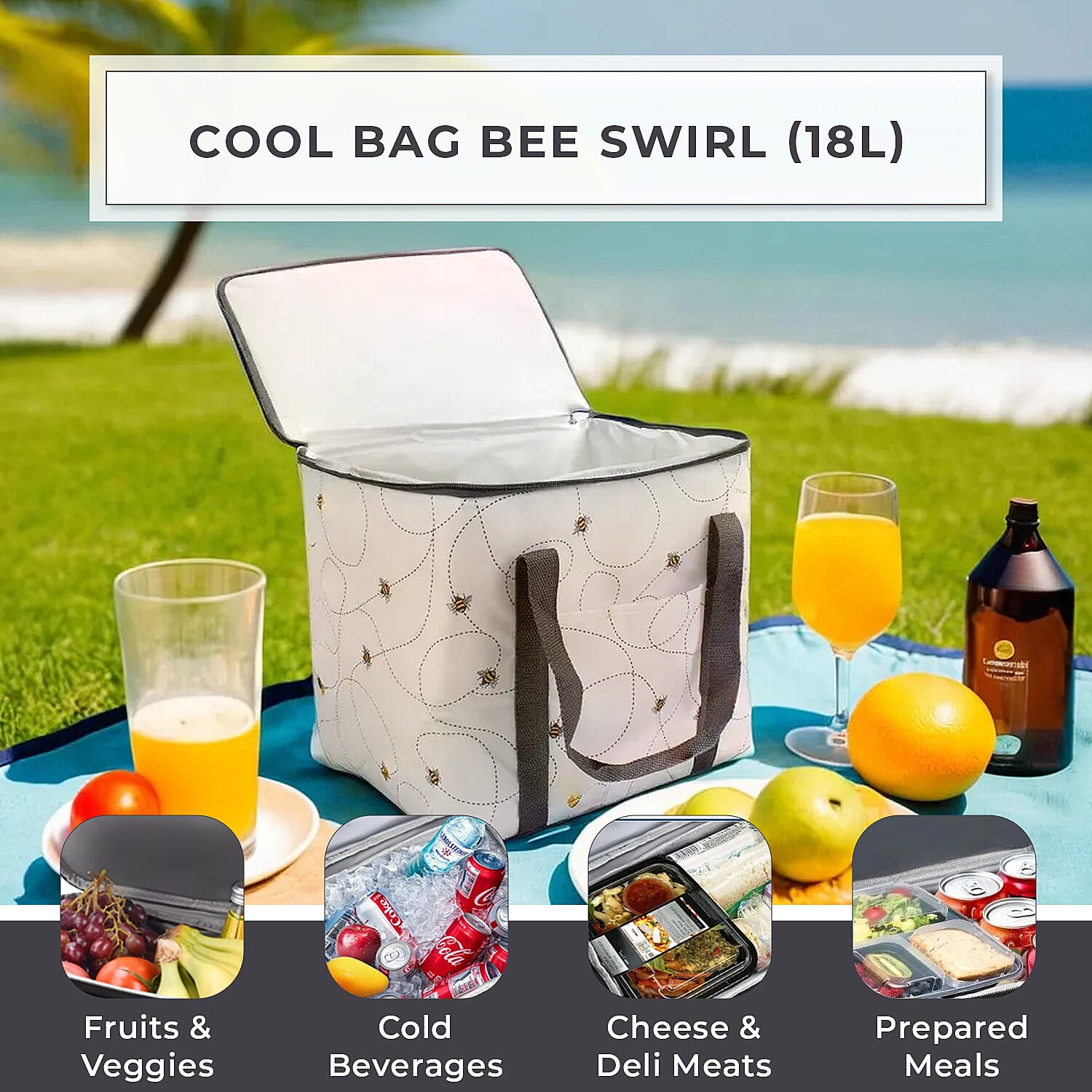 Cool Bag Bee Swirl (18L) 7698247 2