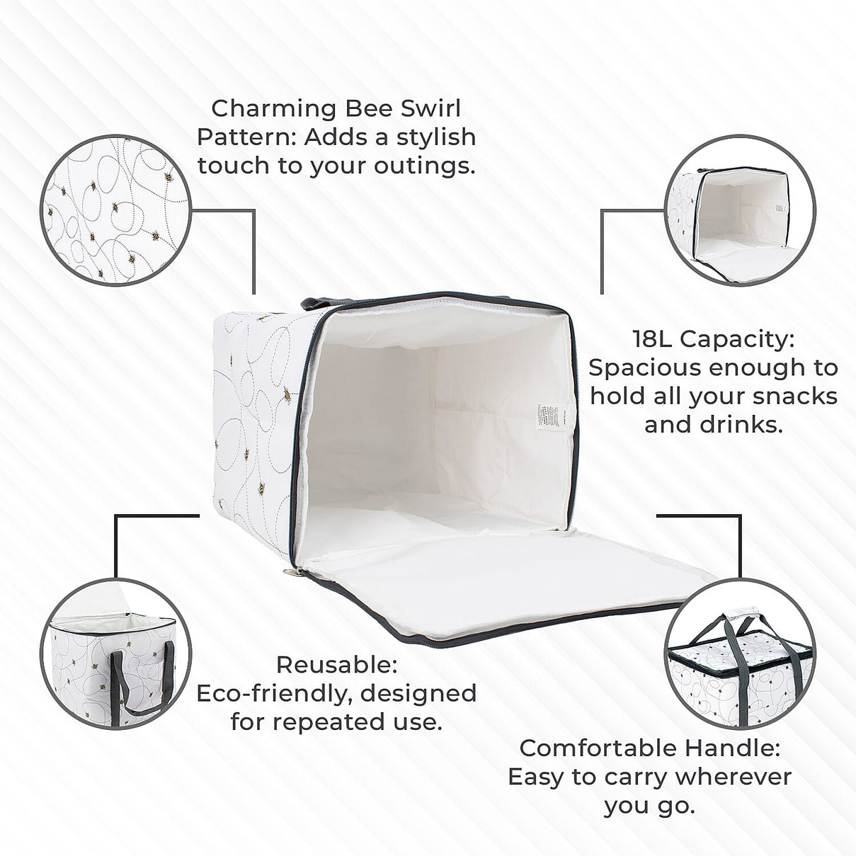 Cool Bag Bee Swirl (18L) 7698247 6