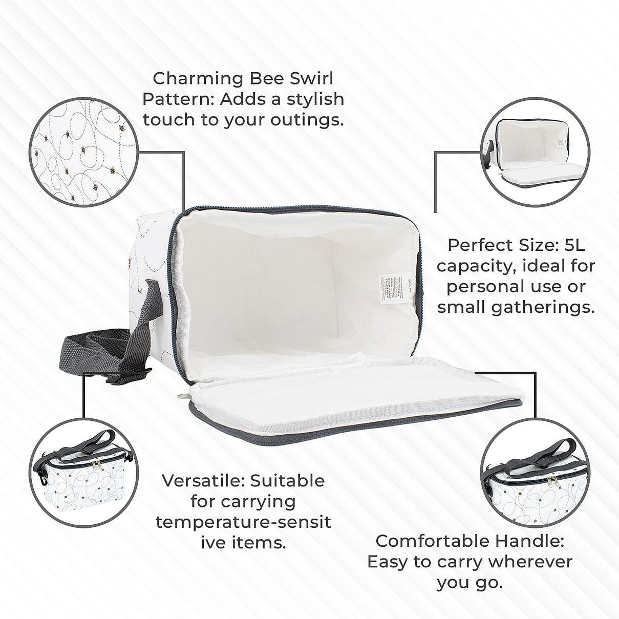 Cool Bag Bee Swirl (5L) 7698248 7