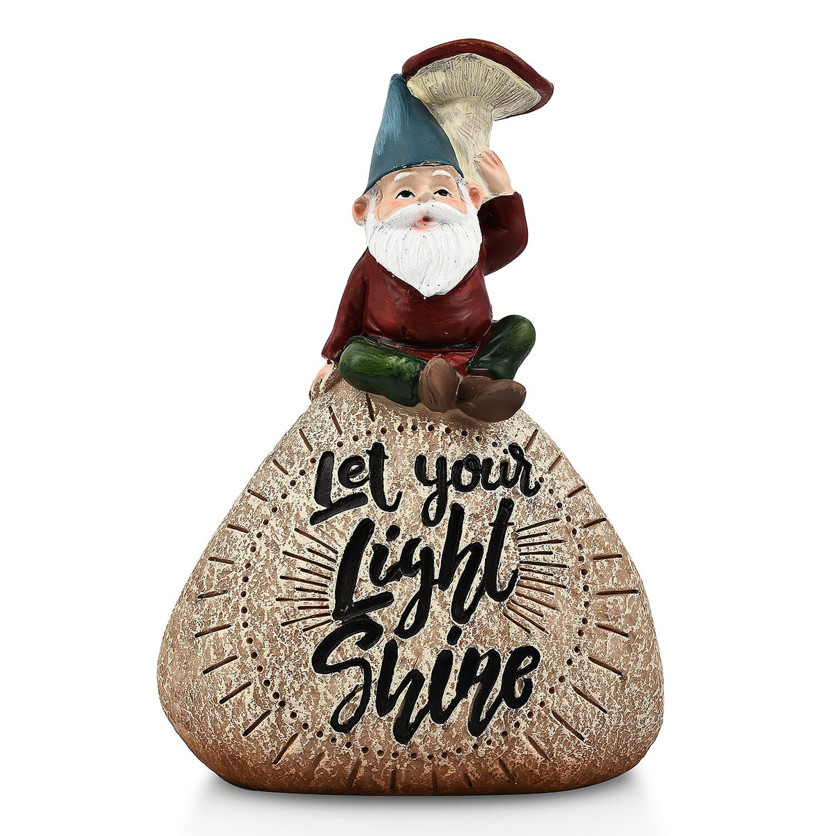 Pebble Gnome (Size 15x8x21 cm) - Multi Color 7698766 0