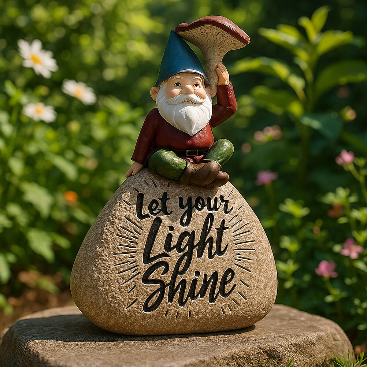 Pebble Gnome (Size 15x8x21 cm) - Multi Color 7698766 2