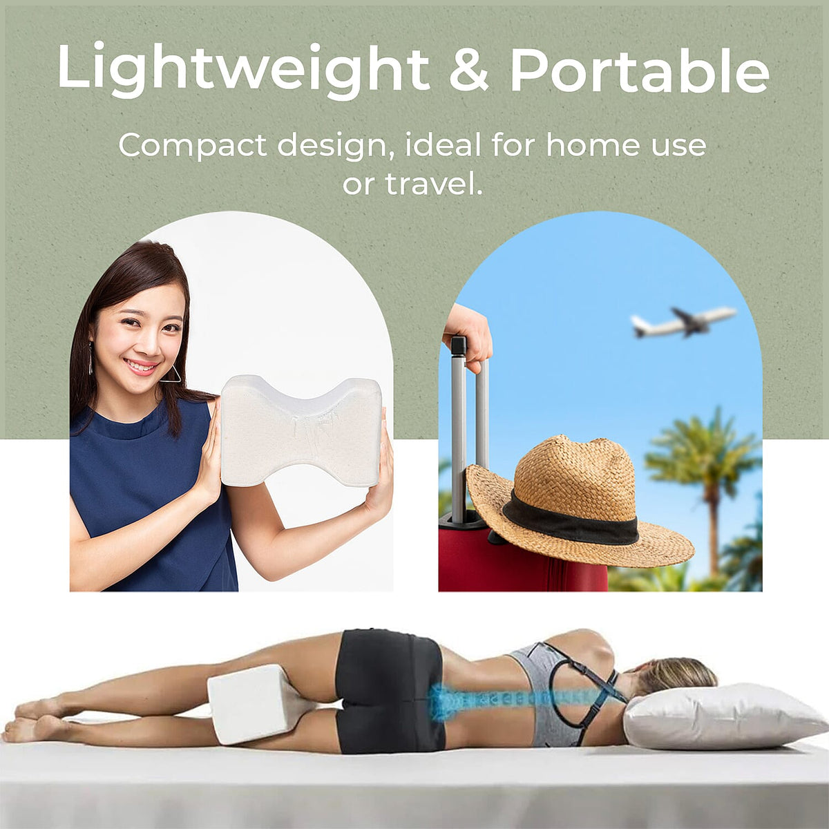 Leg Cool Pillow with Memory Foam 7700258 8