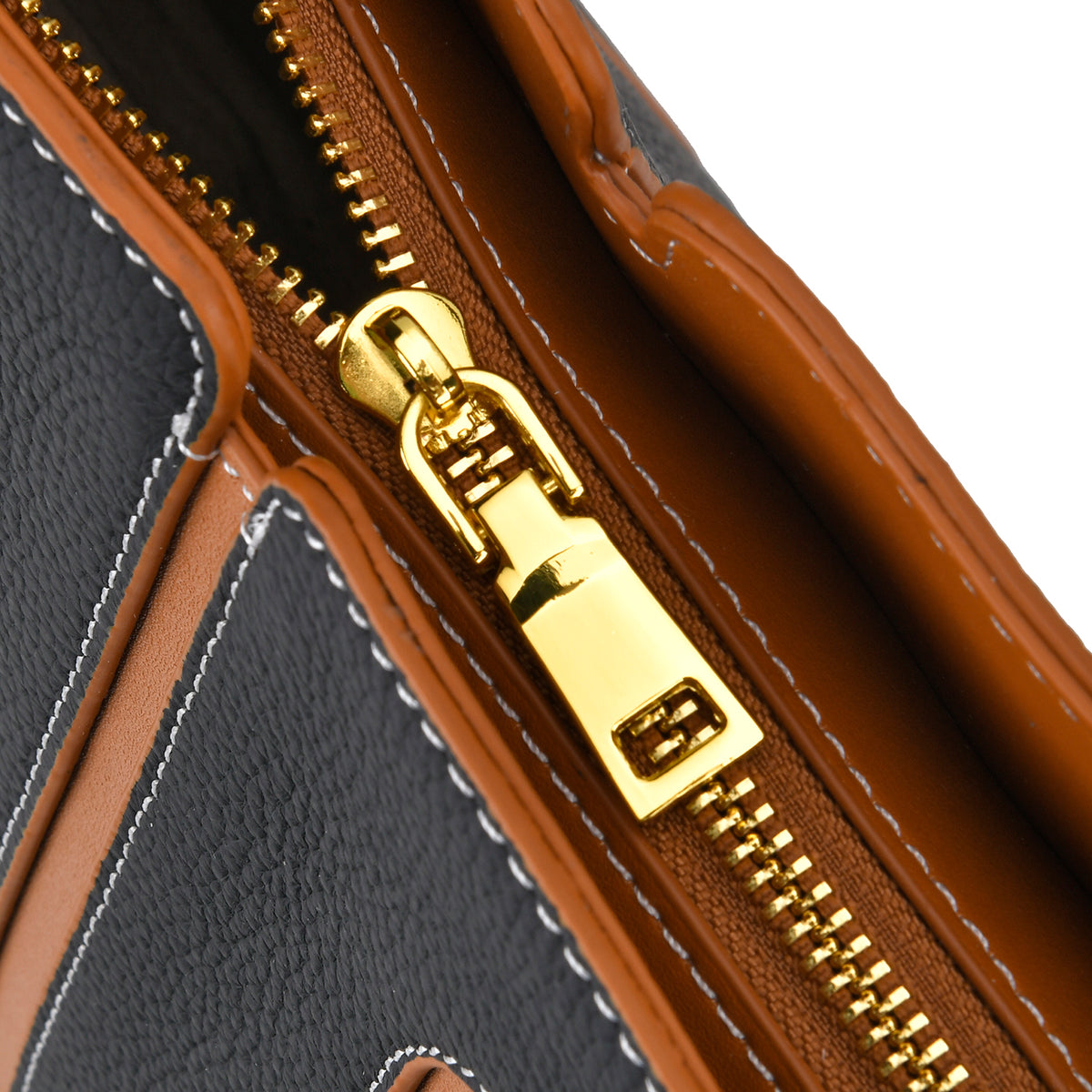 Genuine Leather Tote Bag with Handle Drop V32520231 6