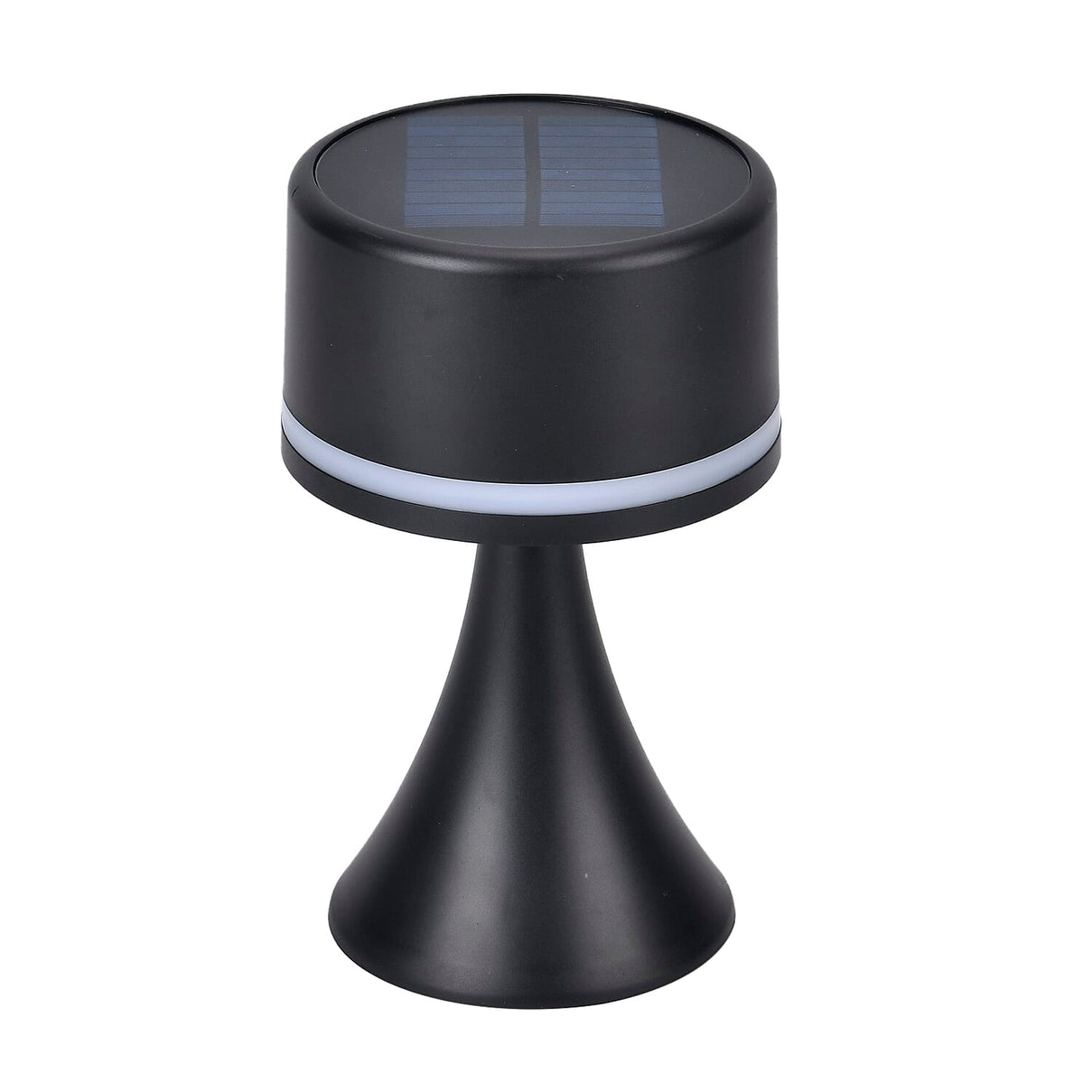 Solar Table Lamp with USB Recharge Function and 1200mah Battery - Black 7700593 0