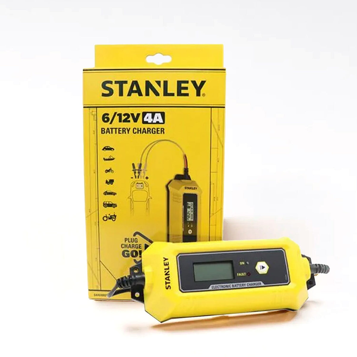 Stanley Smart Battery Charger (6-12V 4A) 7705500 0