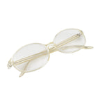 Designer Closeout - VALENTINO Rectangular Unisex Readers (Power 3.0 D) - Crystal_7705787