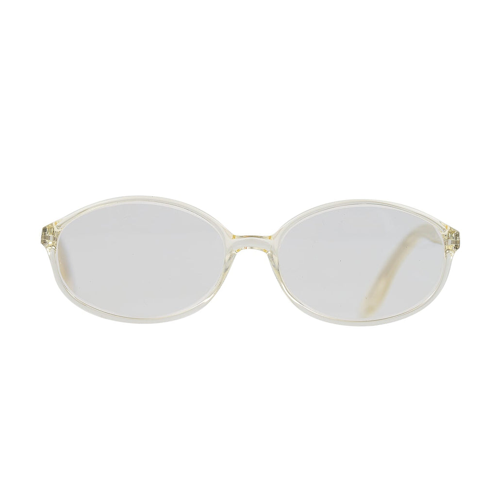 Designer Closeout - VALENTINO Rectangular Unisex Readers (Power 3.0 D) - Crystal_7705787_1